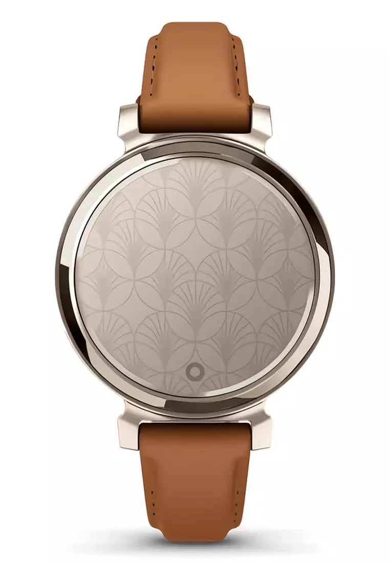 Garmin Lily 2 Classic - Jam Tangan Pintar Wanita - Smart Watch - Cream Gold with Tan Leather - 010-02839-60