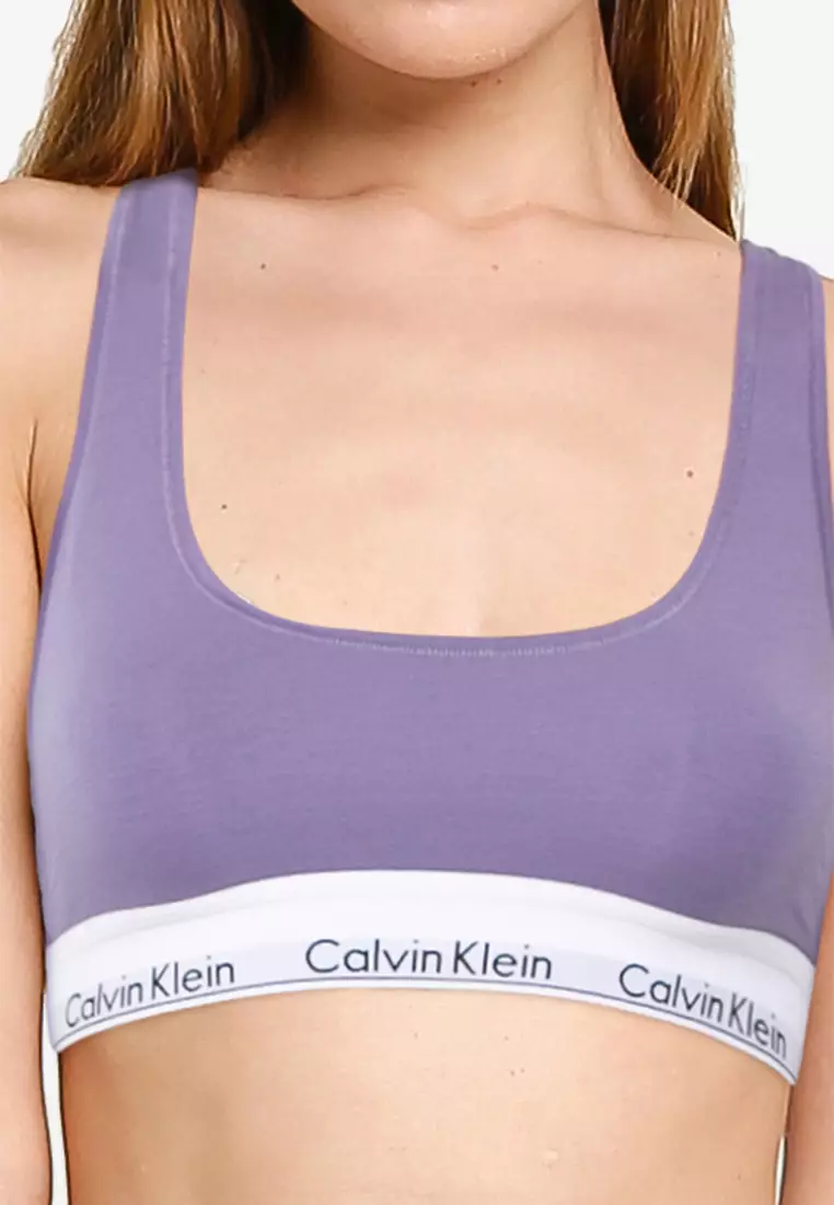 Calvin Klein Underwear UNLINED - Bustier - splash of grape/lilac