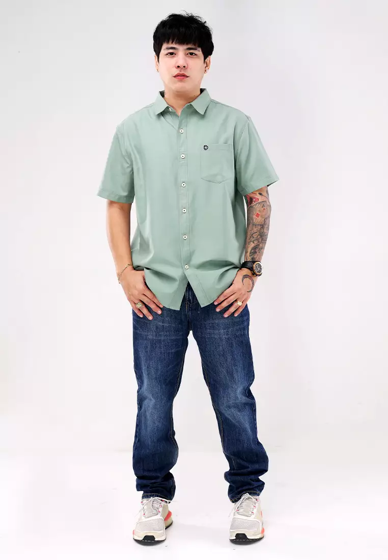 Woven Polo Short Sleeve