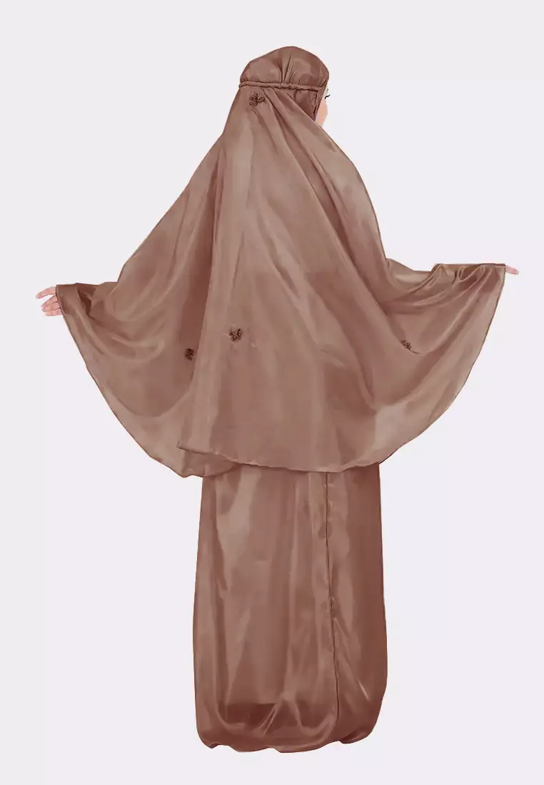 Cotton Bee - Mukena Traveling Syamma Sulam Pouch Mika Prayer Set