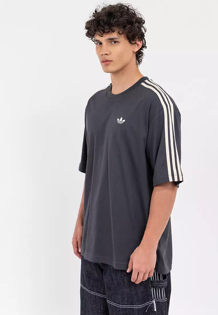 Adicolor 3條紋超大碼T恤