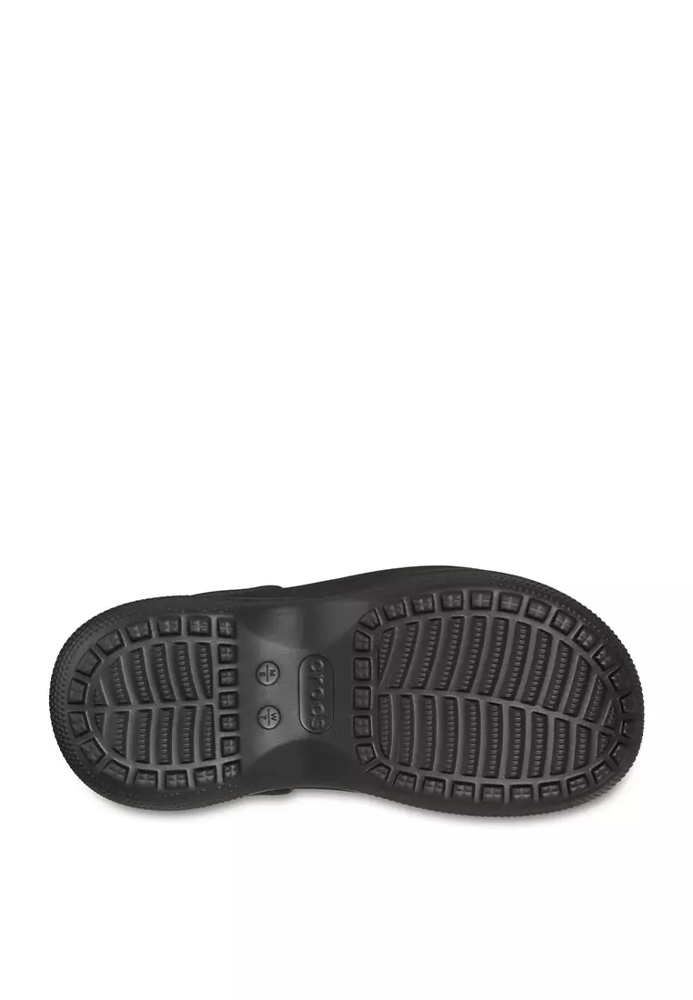 Crocs Unisex Classic Stacked Clog - Black