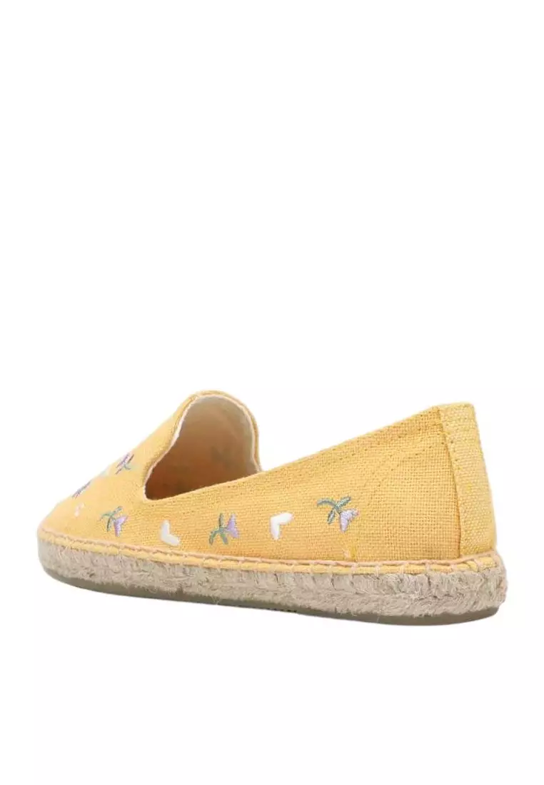 Embroidery Canvas Espadrilles HB45432