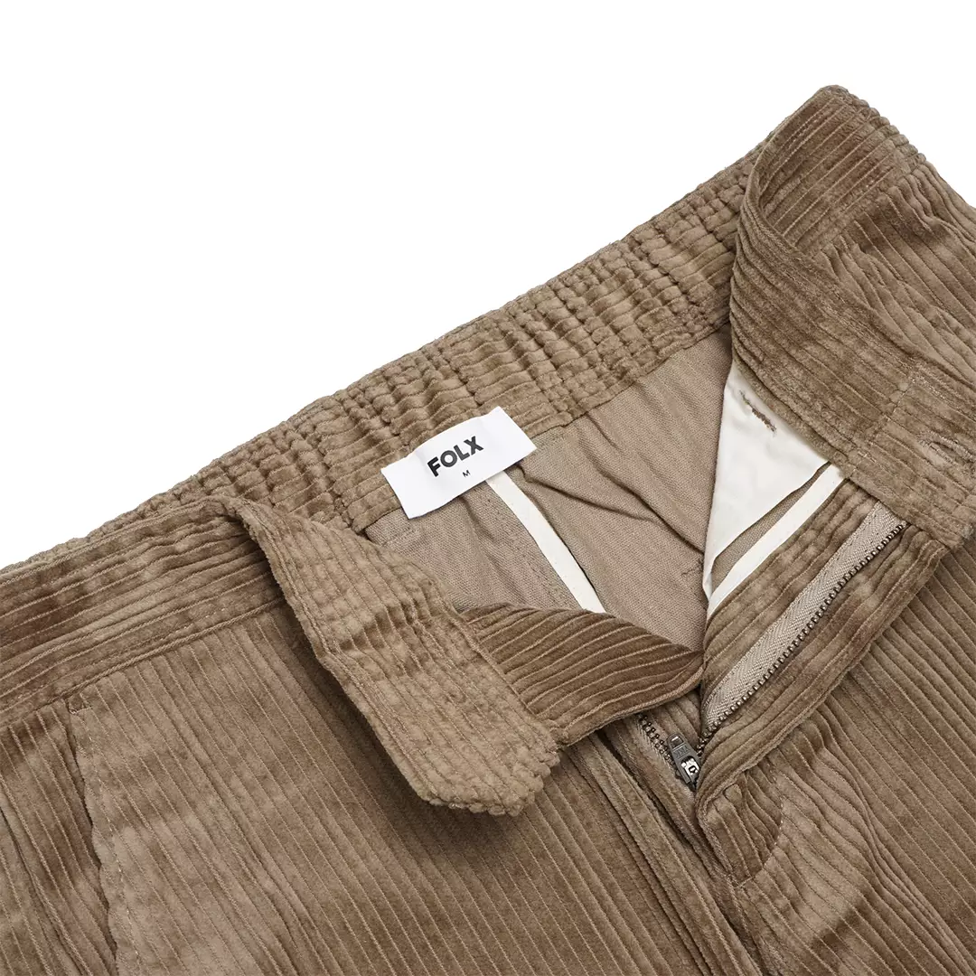 Relaxed Corduroy Long Pants Brown