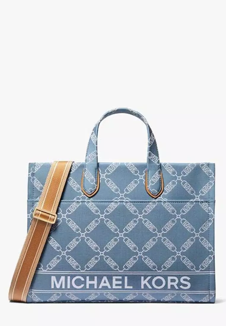 Gigi Michael Kors Denim Tote Handbags Michael Kors Gigi Small East