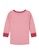 Gen Woo pink Printed Stripe T-shirt 1A24BKABFF82BFGS_8