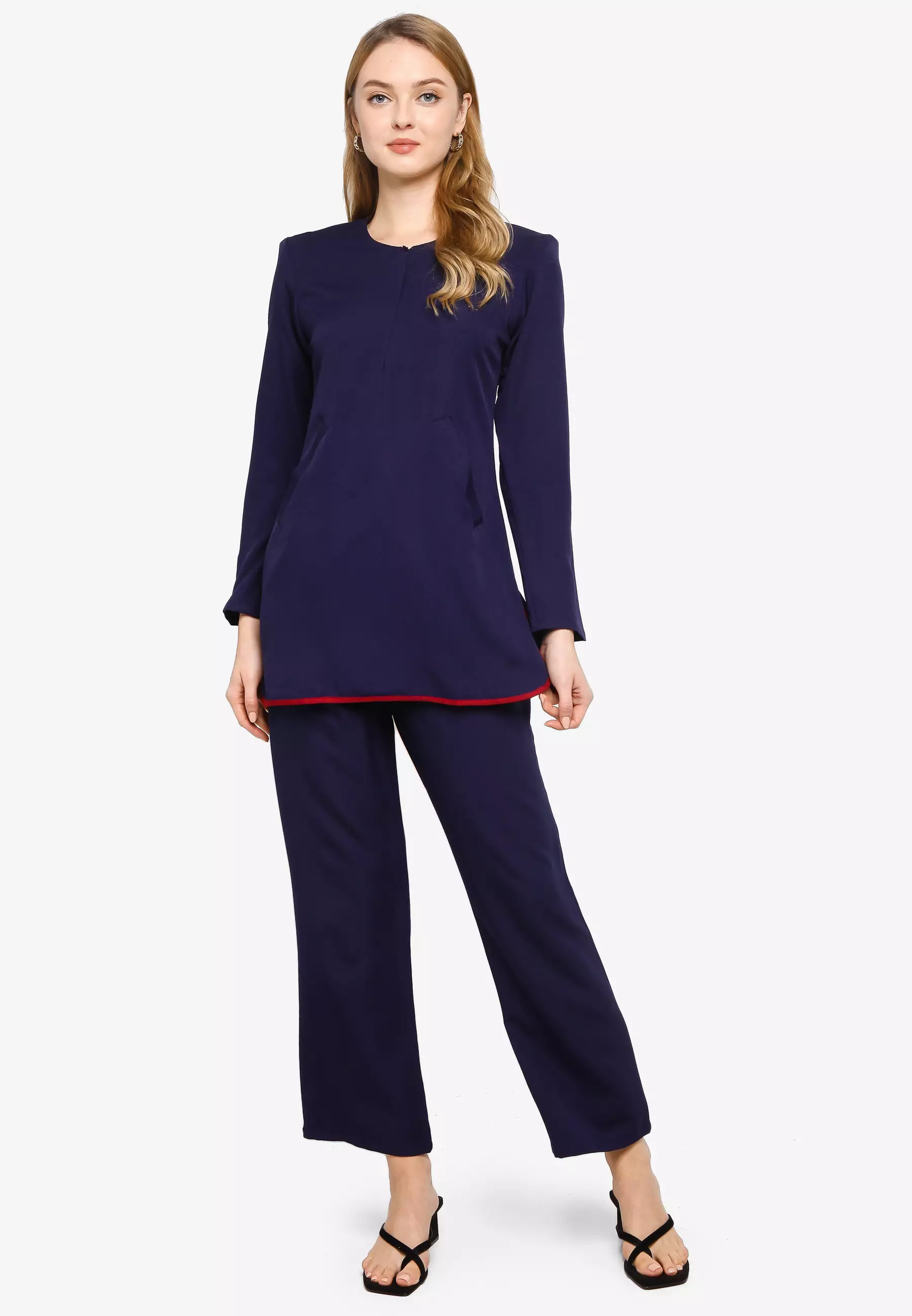 Latifa Blouse Pocket Suit