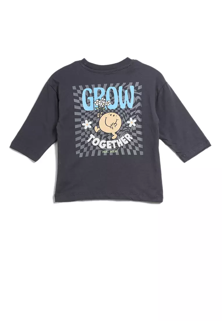 Buy FOX Kids & Baby Dark Grey Mr Men Short Sleeve T-shirt Online