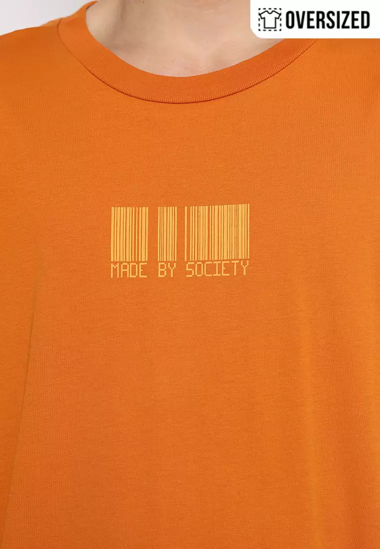 RBJ T-Shirt Cotton Combed Oversized Pria 2079250191