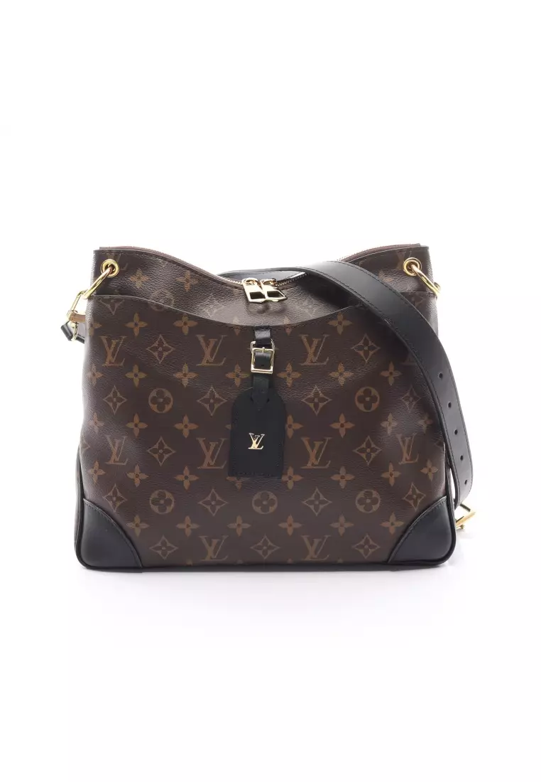 Buy Louis Vuitton Pre-loved LOUIS VUITTON Odeon NM PM monogram Noir  Shoulder bag PVC leather Brown black Online