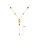 Glamorousky black Fashion and Simple Plated Gold Geometric Rectangular Tassel Pendant with Cubic Zirconia and Necklace 9DA60AC40CCBFAGS_2