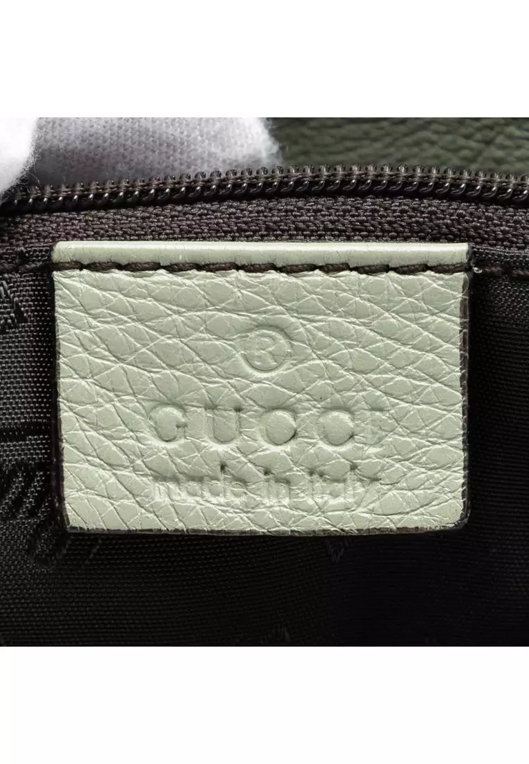 二手 Gucci 小號 Gg 帆布 Tribeca 托特包