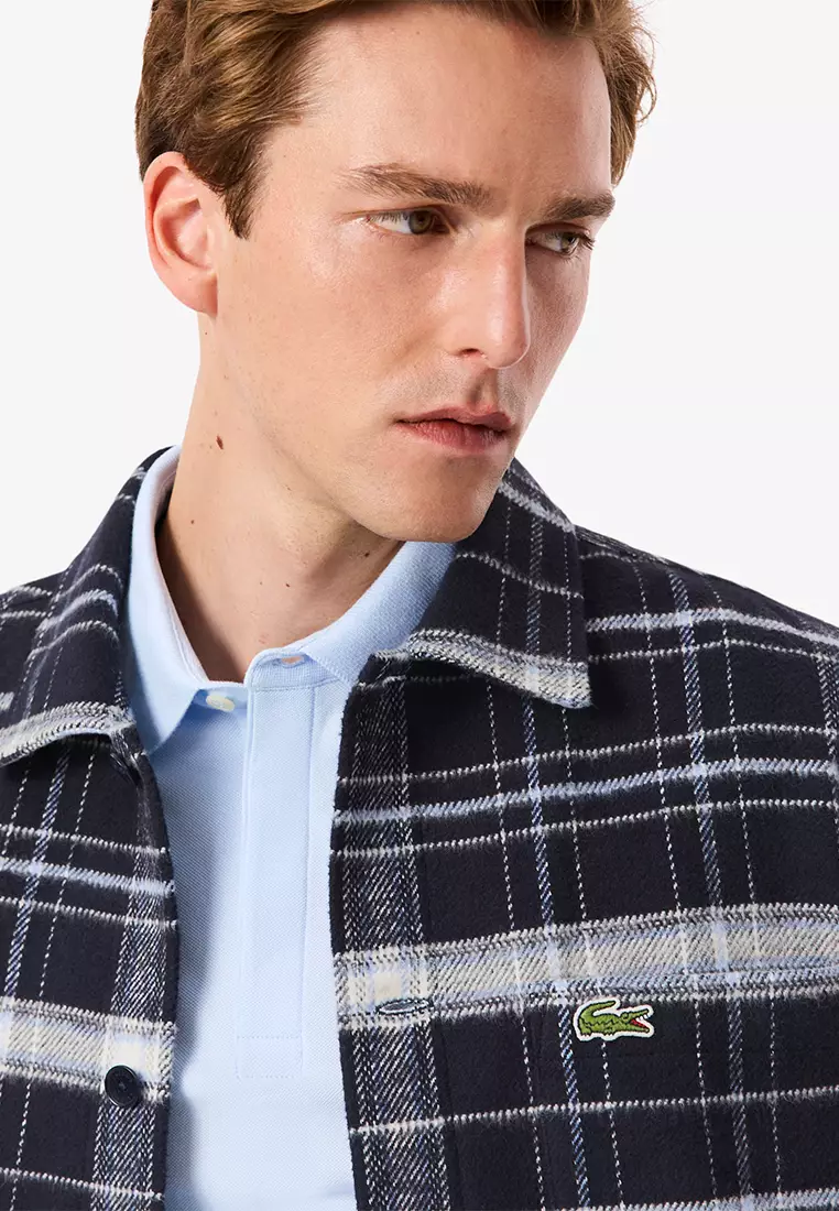 Cotton Plaid Overshirt