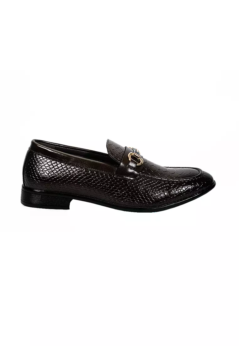 Discount on Mario D' boro Runway  shoes - SKU: Men's Formal Slip On Shoes MY 25842 Dark Brown C64