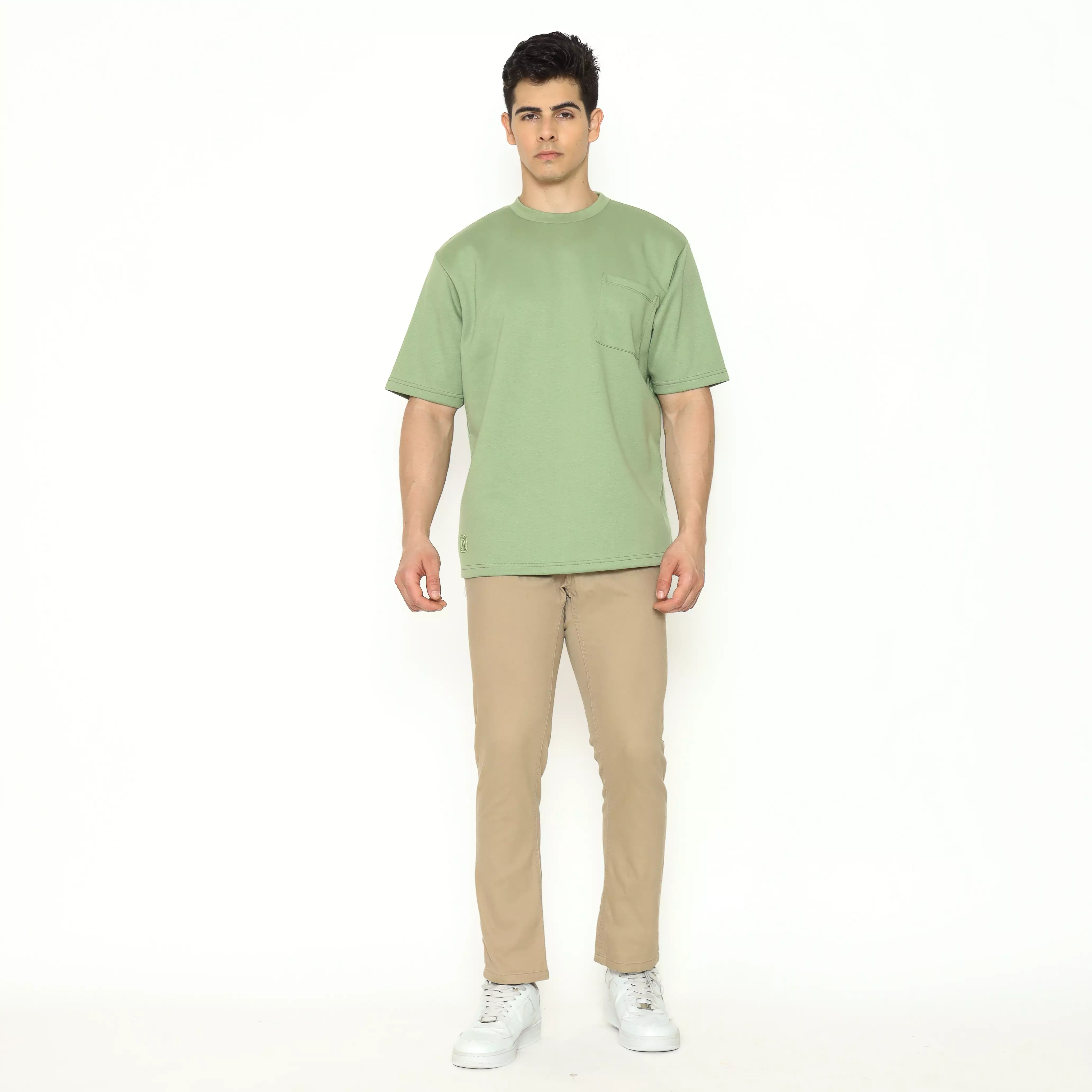 AMK Tshirt Polos Pria TS Savio S/S Sage Green