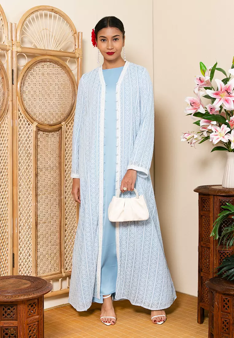 Abayas With Embroidery Buy Zalia Embroidery Abaya Dress With Inner