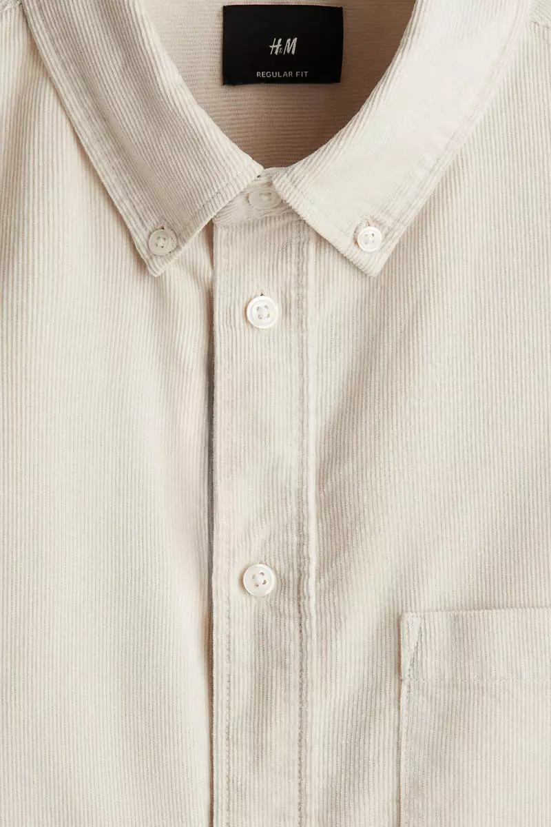 Regular Fit Corduroy shirt