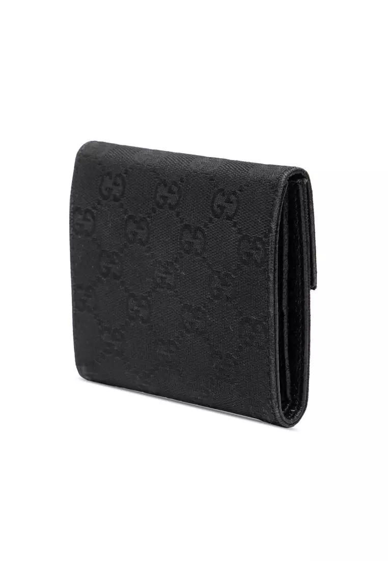 Pre-Loved Gucci Gg Canvas Eclipse Small Wallet