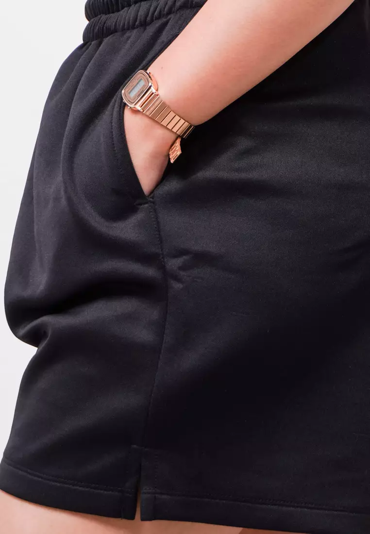 LC033 TDLA LBSH Short Celana Pendek Scuba Wanita Black