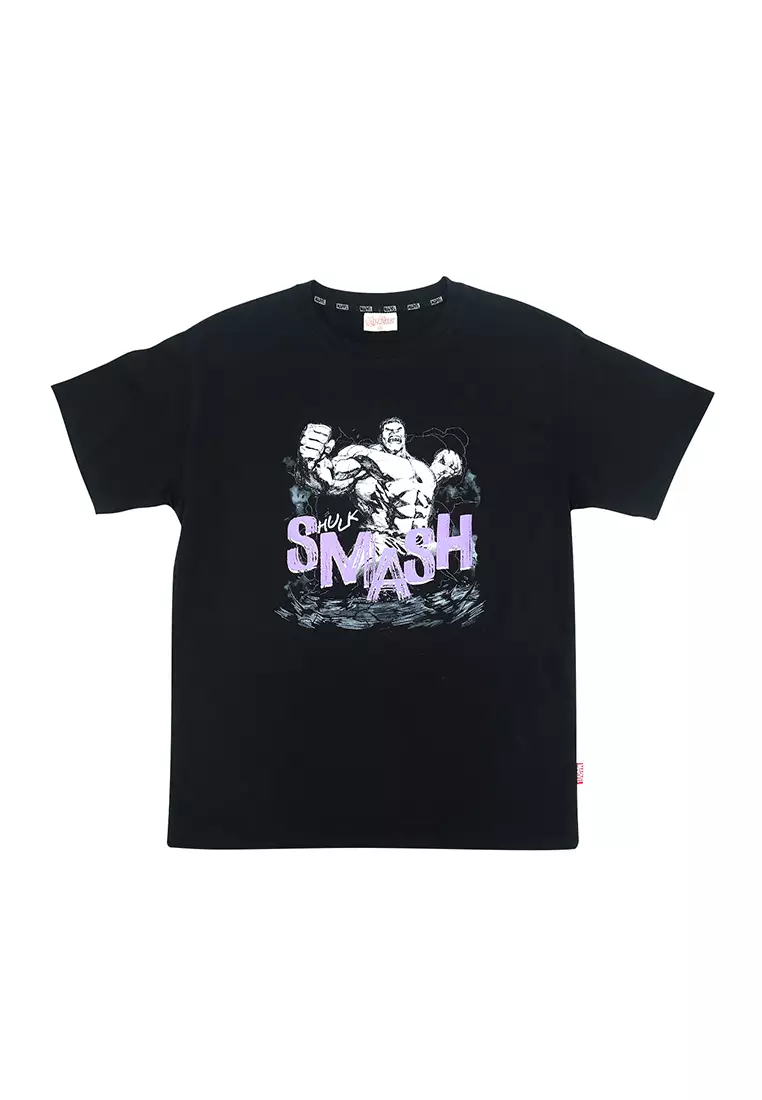 Boys Licensed Oversize Graphic T-Shirt "The Hulk Graphite"