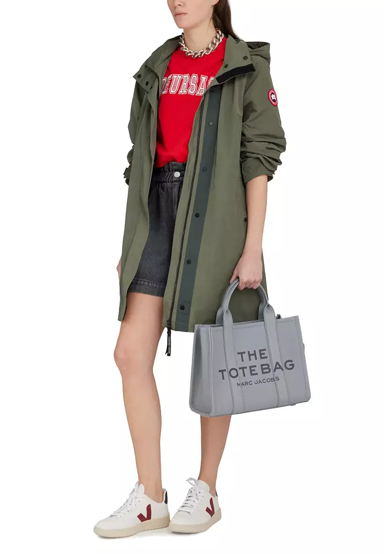 The Leather Medium Tote Bag Wolf Grey H004L01PF21