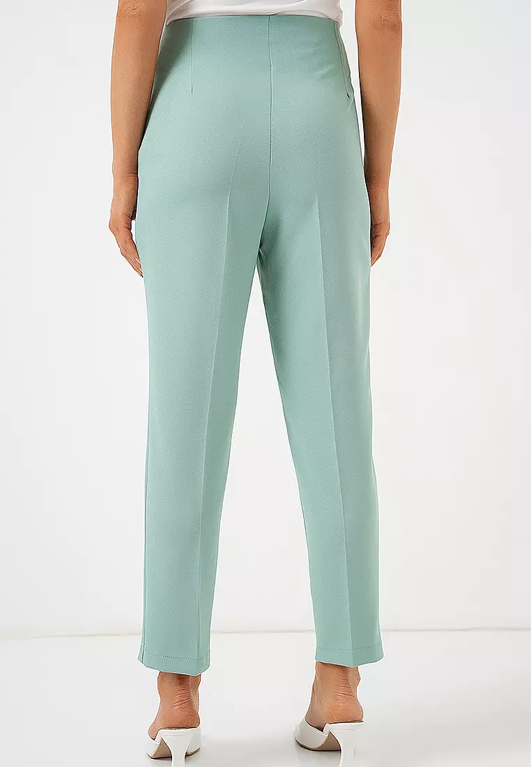 High Waist Ankle Trousers