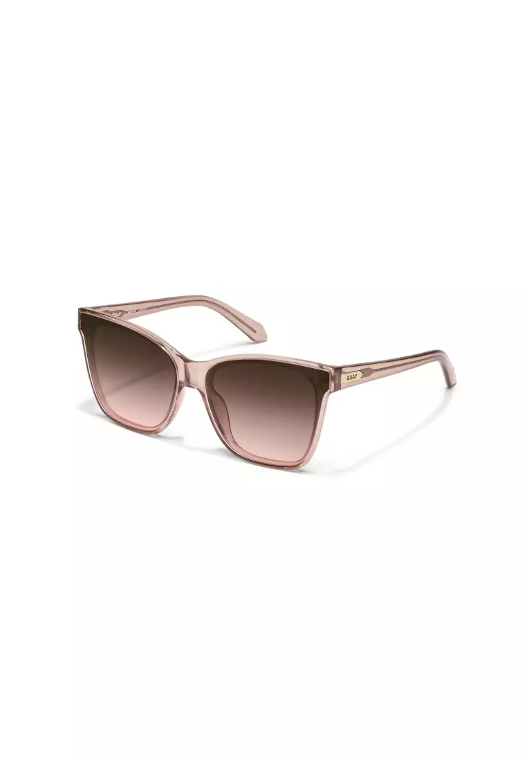 QUAY After Party Sunglasses  - Doe/Brown Rose