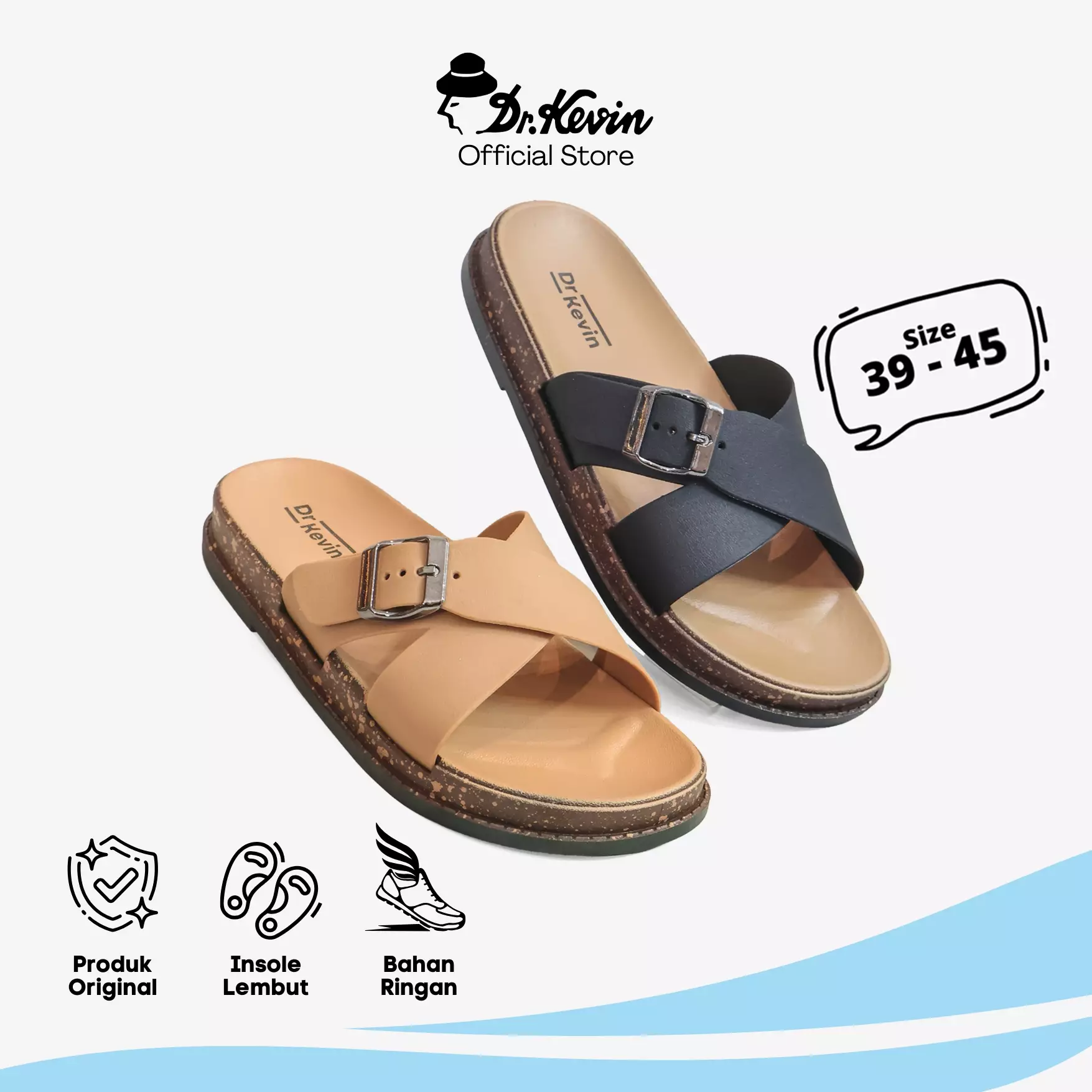 Dr. Kevin Sandal Selop Pria Kasual 871-108