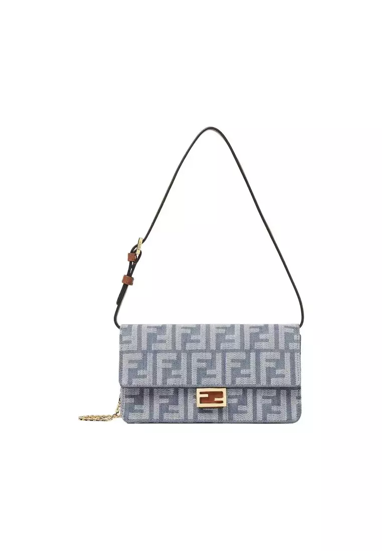 Buy Fendi Baguette Women's Shoulder Bag in Blue 8M0498 AUT4 2026