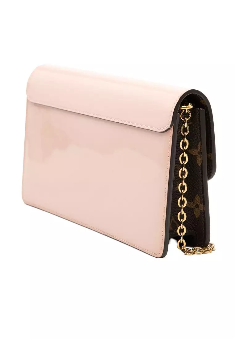 Pre-Loved Louis Vuitton Portefeuille Cherrywood Wallet On Chain