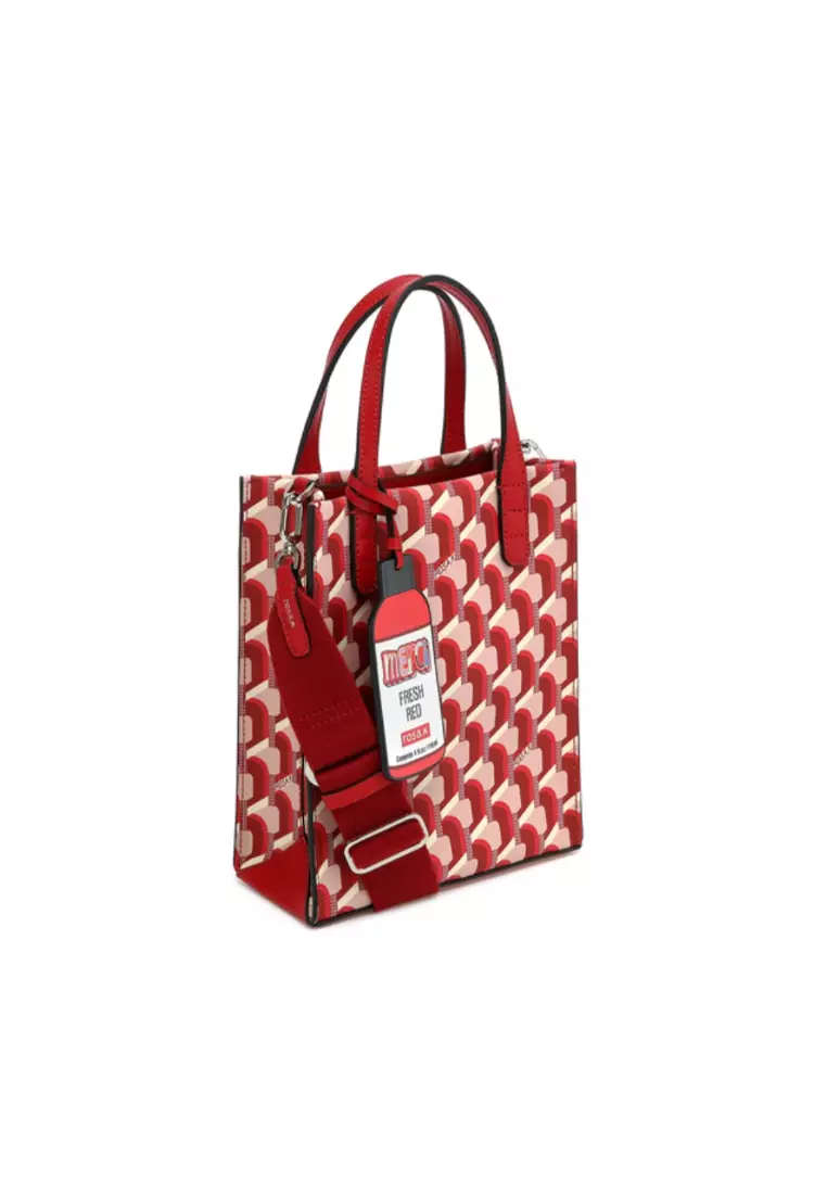 ROSA.K CABAS MONOGRAM TOTE REAL RED_S