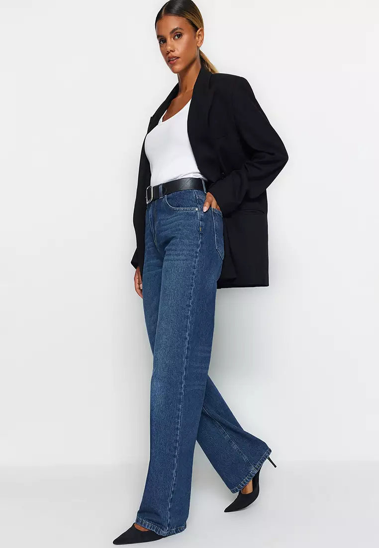High Waist Wide Leg Jeans