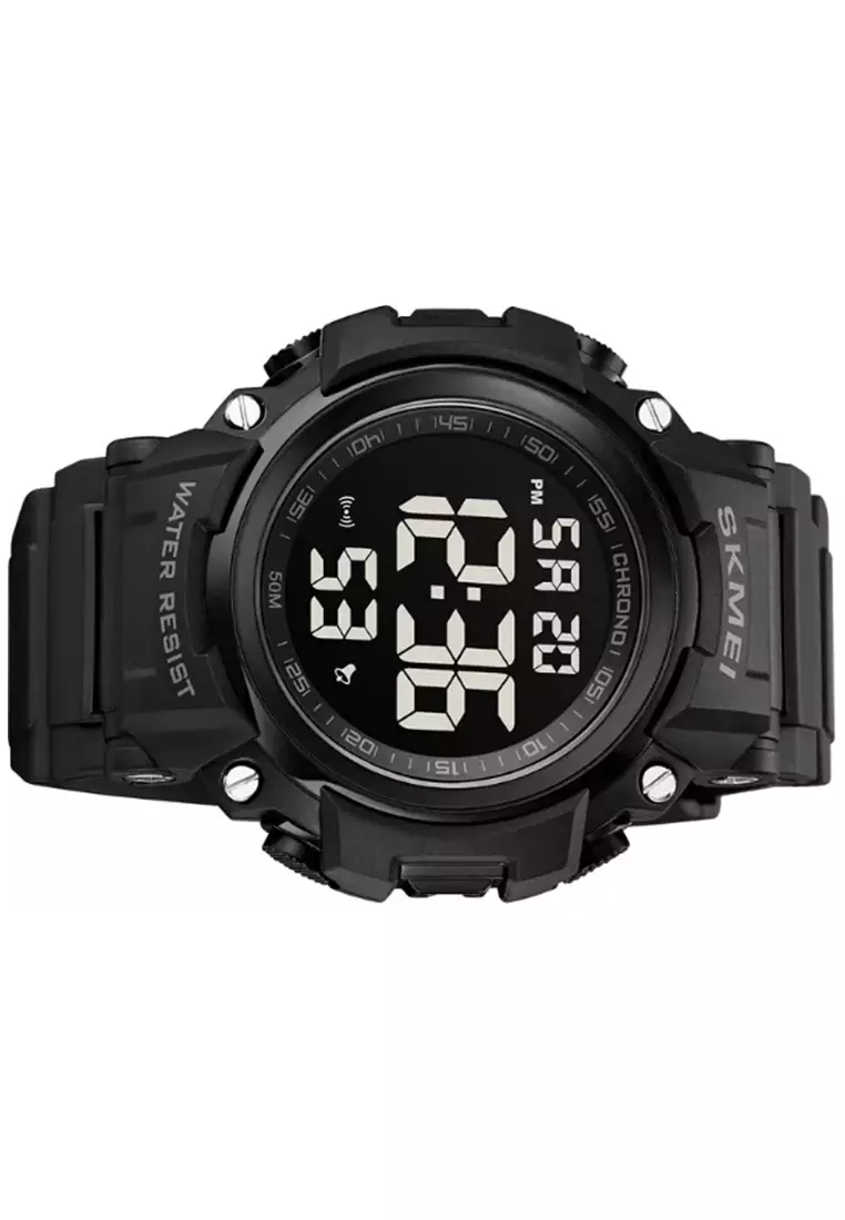 Jam Tangan Pria Digital Waterproof Many Function Strap Tali Material Silicone IR21 ORIGINAL