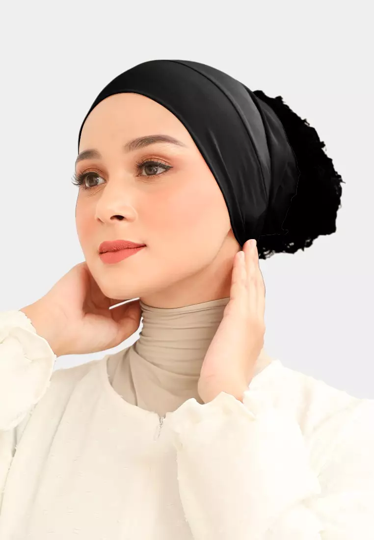 Ciput Hijab Brukat Inner Turkey Brocade - Midnight