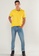 Max Fashion yellow Max Fashion Solid T-shirt with Polo Neck and Short Sleeves DE9C7AA99AD06BGS_2