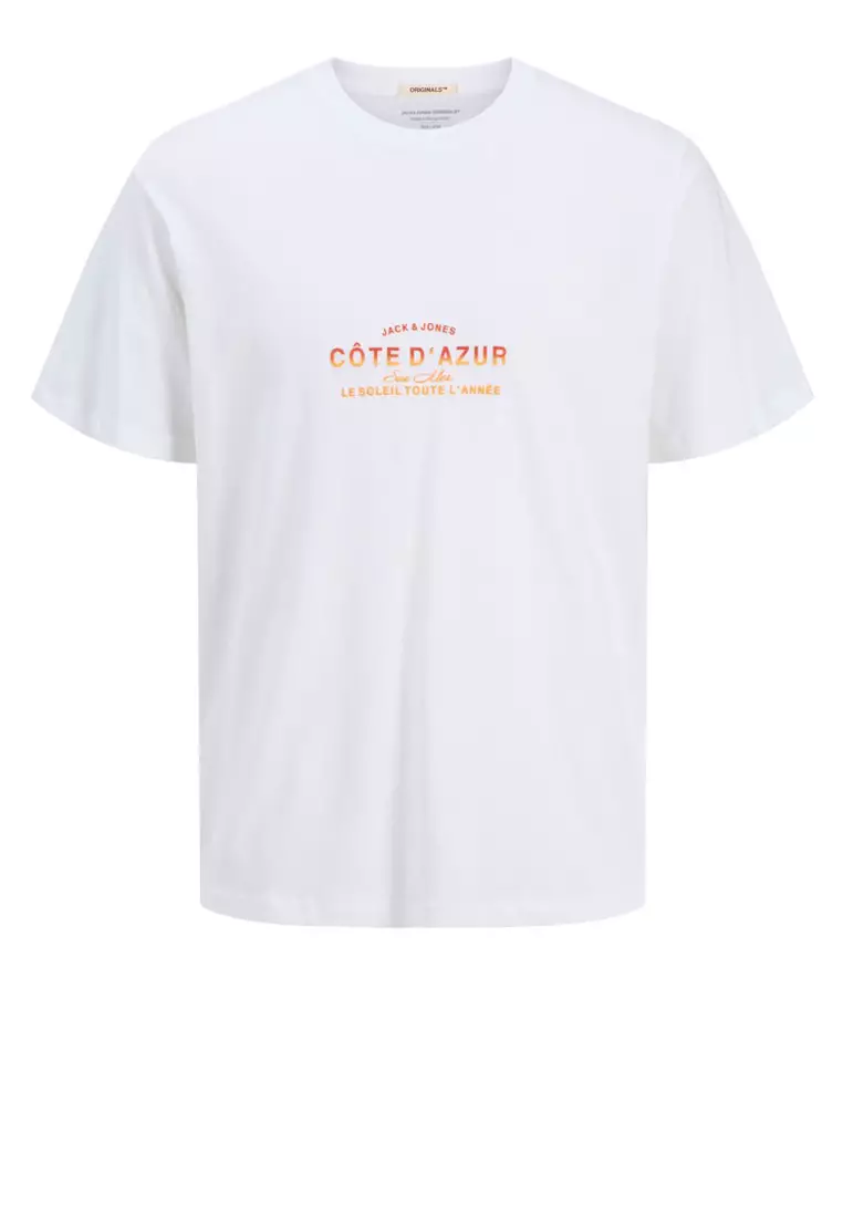 Short Sleeves Chest Crew Neck Tee