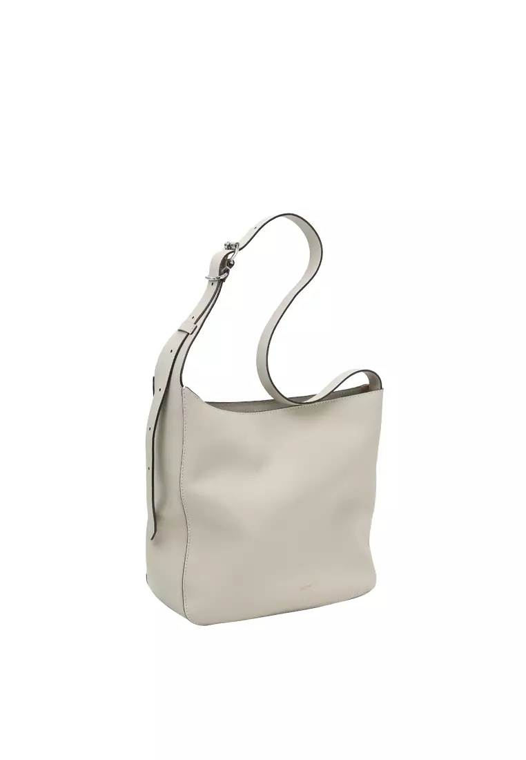 Asymmetric Shoulder Bag - Ivory