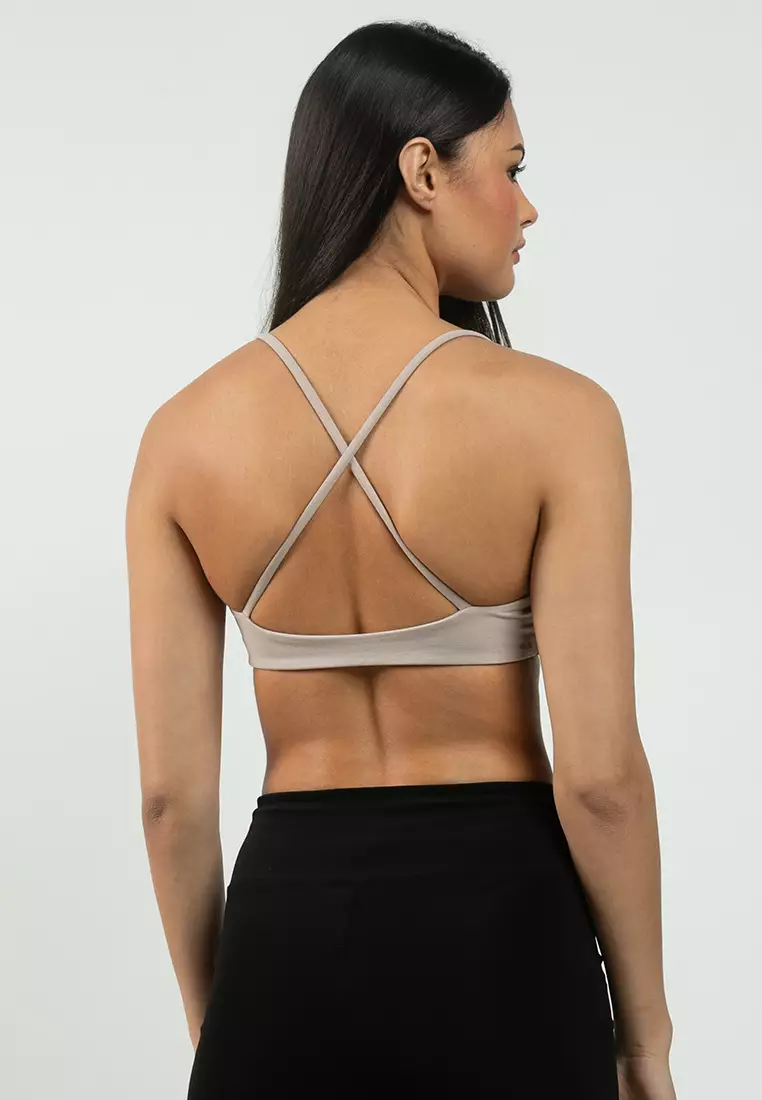 Ultra Soft Minimal Strappy Crop Bra