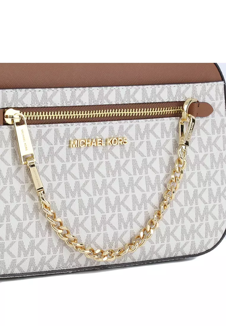 Buy Michael Kors Jet Set Item Signature Large Chain Crossbody Bag