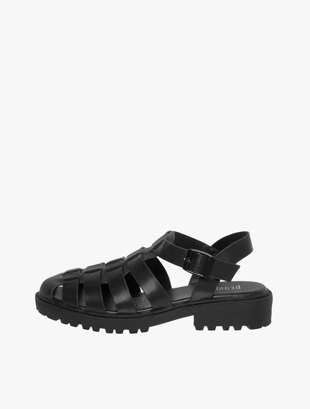 Payless Brash Royalty Womens Lumee Lug Fisherman - Black_05