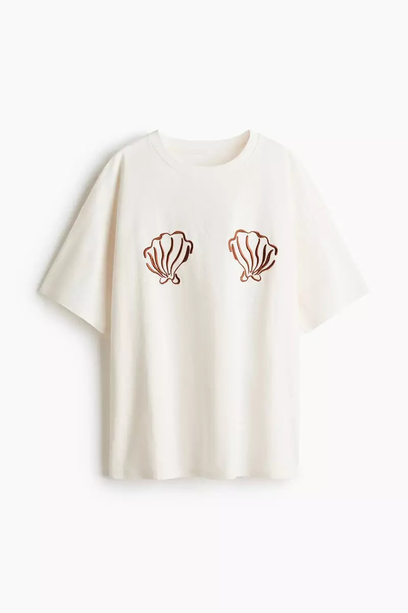 Oversized printed T-shirt