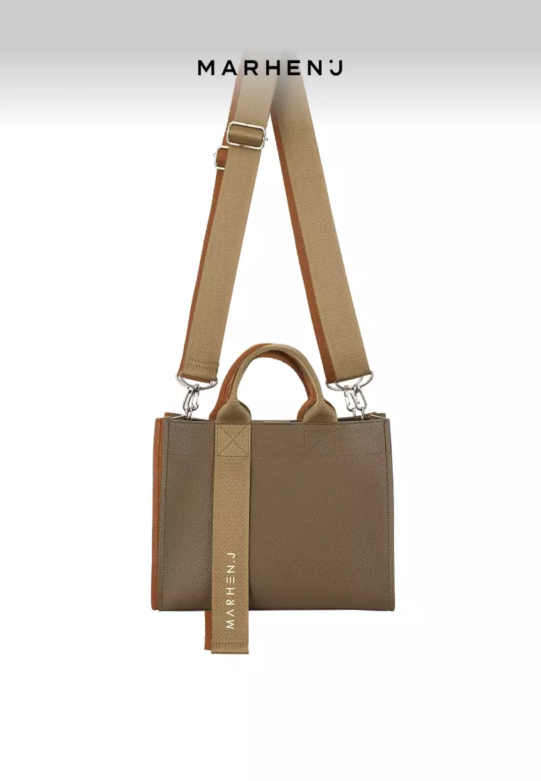 CINDY Vegan Leather Crossbody Bag Taupe