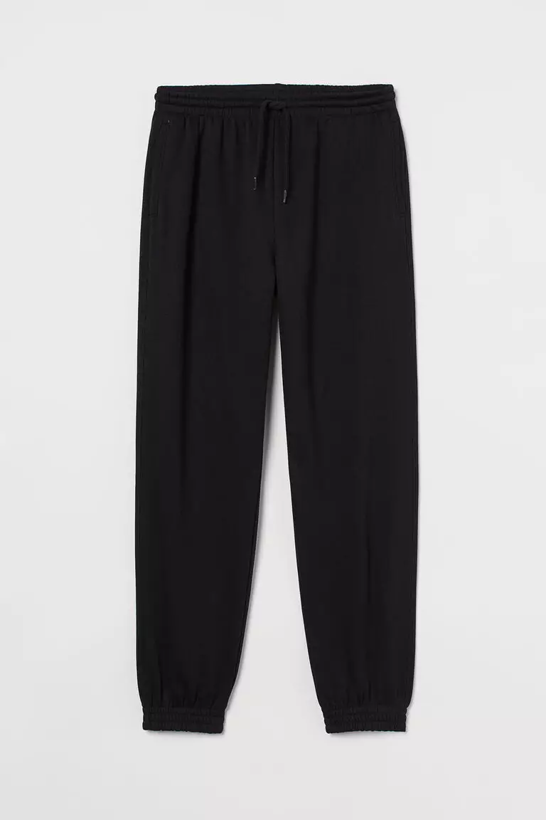 High-waisted joggers