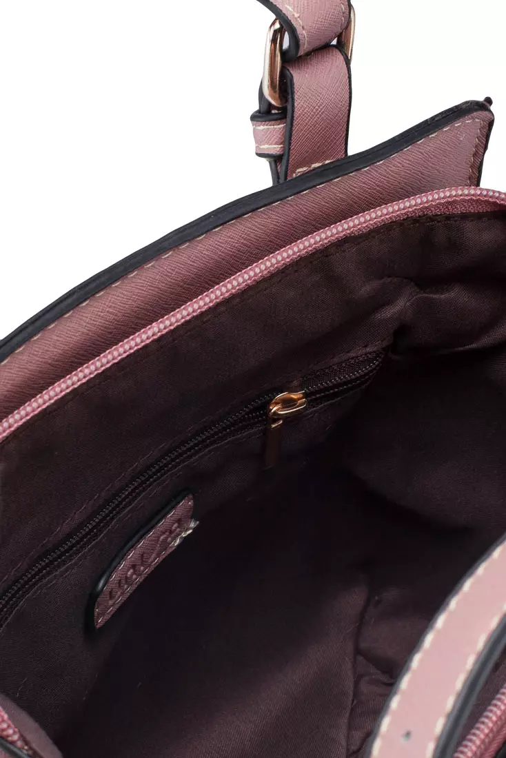 Saffiano Convertible Satchel