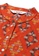 BIBA orange BIBA Rust Band Collar 3/4Th Sleeves Flared Dress 30DF3AAB0DC091GS_5
