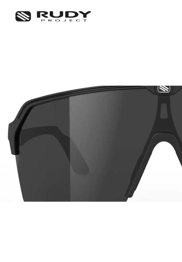 Spinshield Air Sports Performance Sunglasses – Black Matte Smoke Black|UV Protection