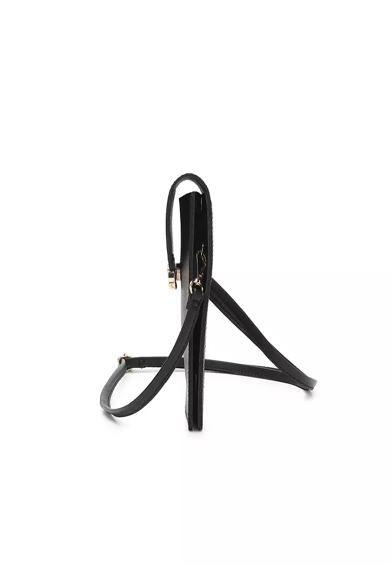 Women's Shoulder Sling Bag / Crossbody Bag - Black