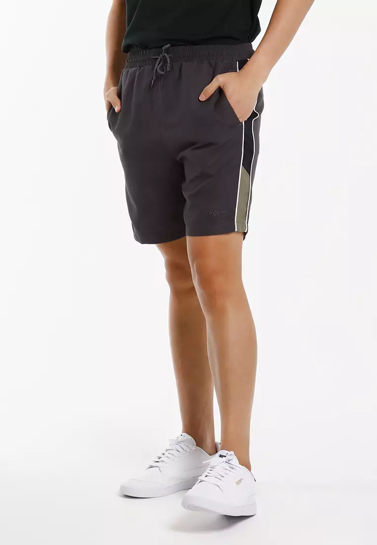 Forest Sport Shorts Double Tiping Casual Short Pants Men  - 65863-03DkGrey