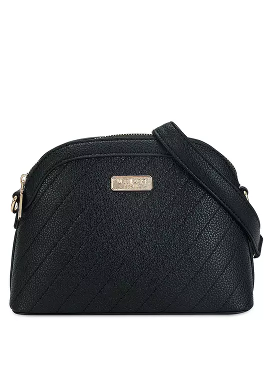 Quilted Shell Shape Sling Bag