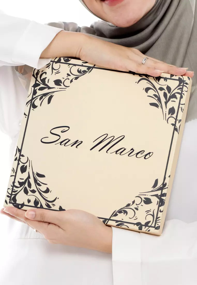 Berkah Signature Square Voile Scarf Hijab Premium Wanita Soft Green